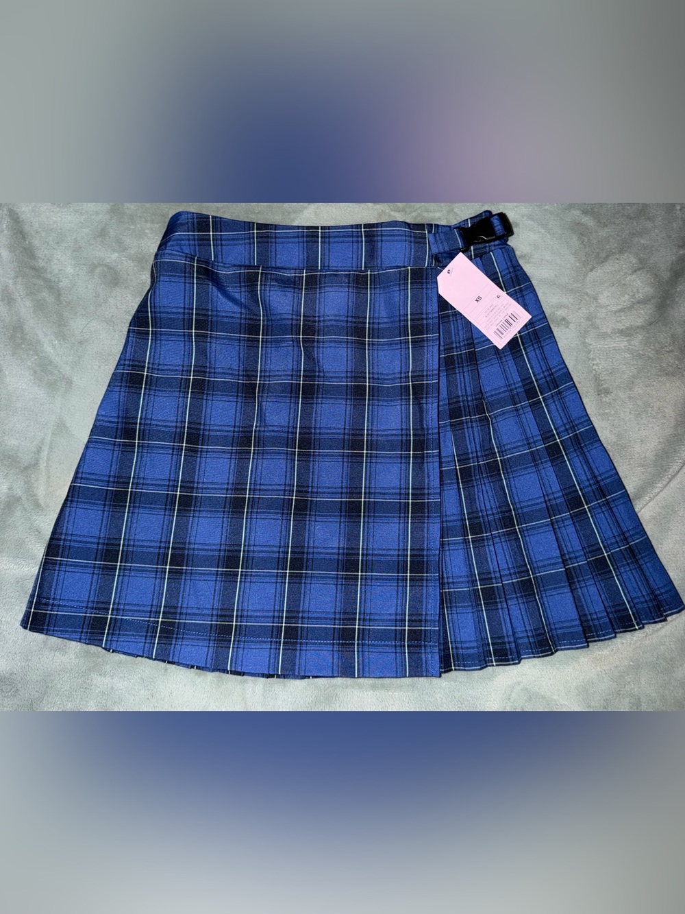 Wild Fable Blue Plaid Pleated Skirt – Size XS – NWT